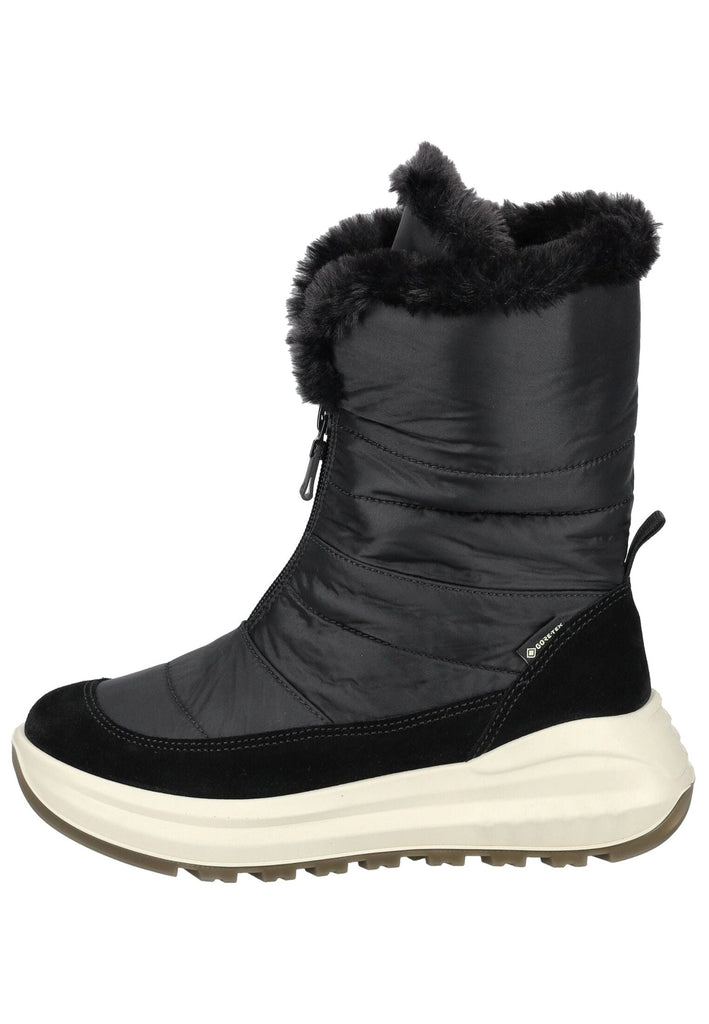 ara Stiefel Textil Schwarz Warmfutter