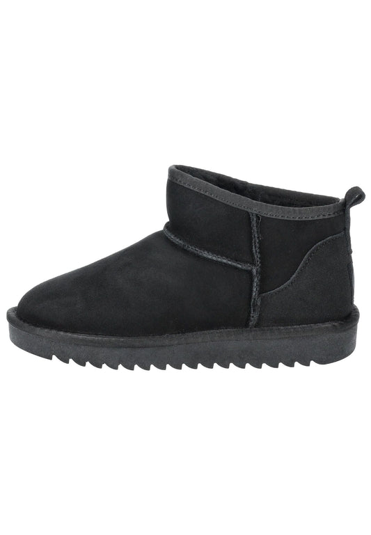 ara Stiefel Veloursleder/Textil Schwarz Warmfutter