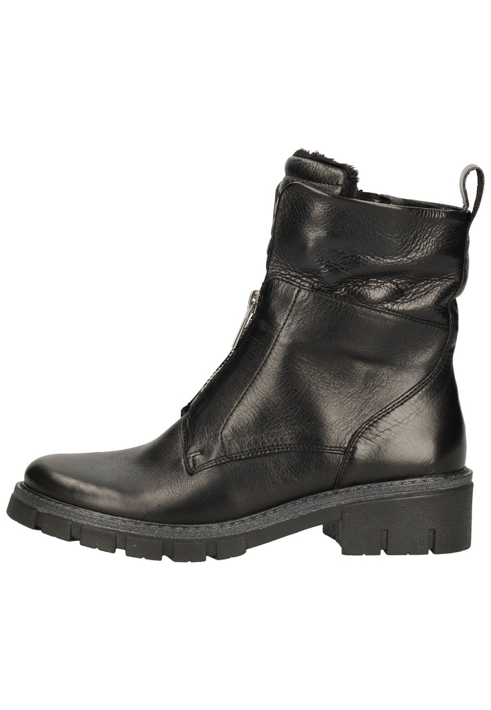 ara Stiefelette Glattleder Schwarz Warmfutter