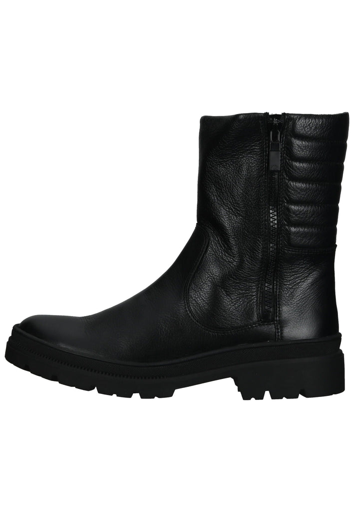 ara Stiefelette Glattleder Schwarz Warmfutter
