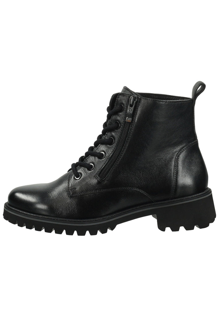 ara Stiefelette Glattleder Schwarz Warmfutter