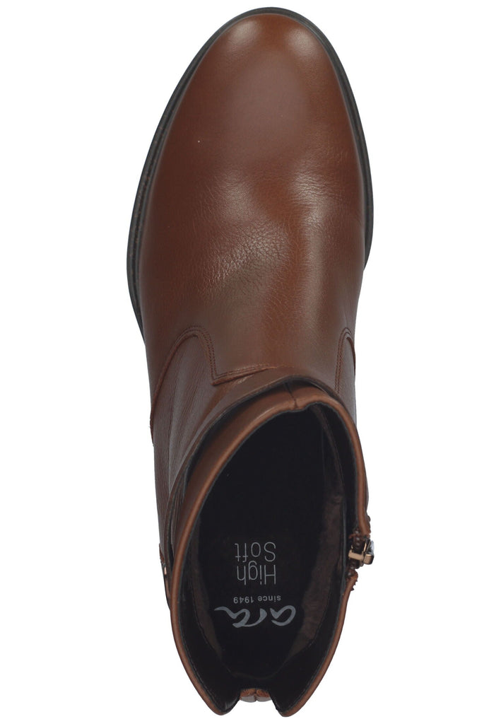 ara Stiefelette Leder Braun Warmfutter