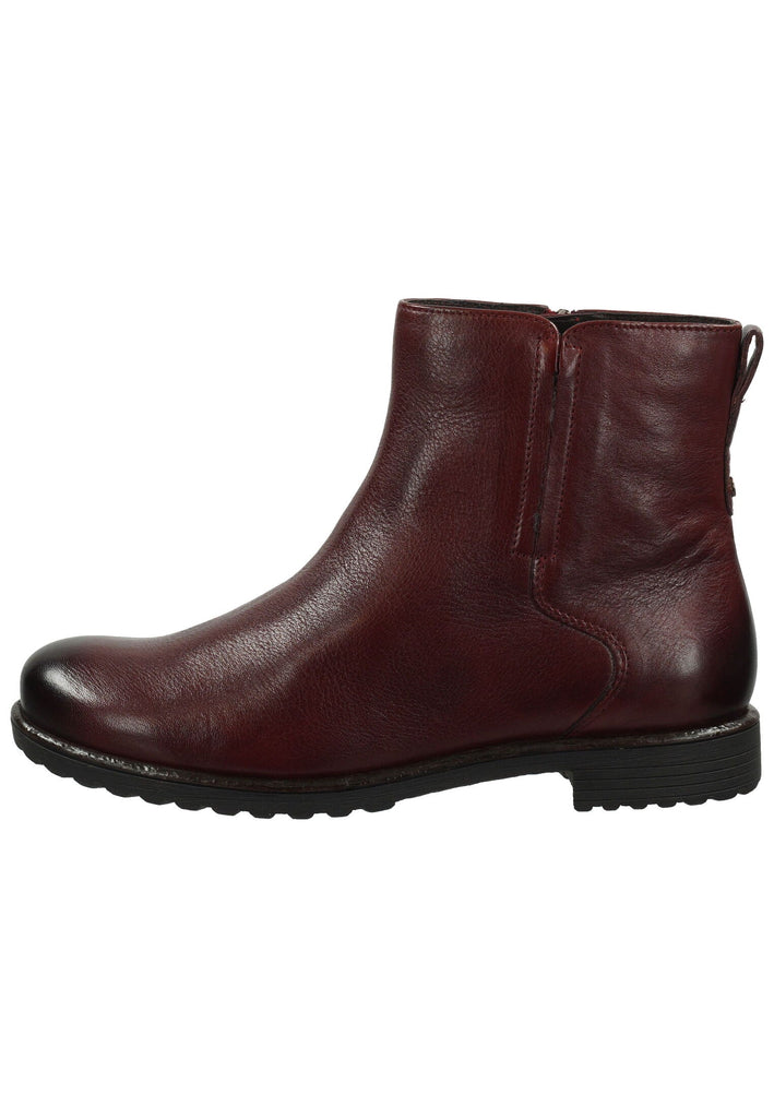 ara Stiefelette Leder Burgundy