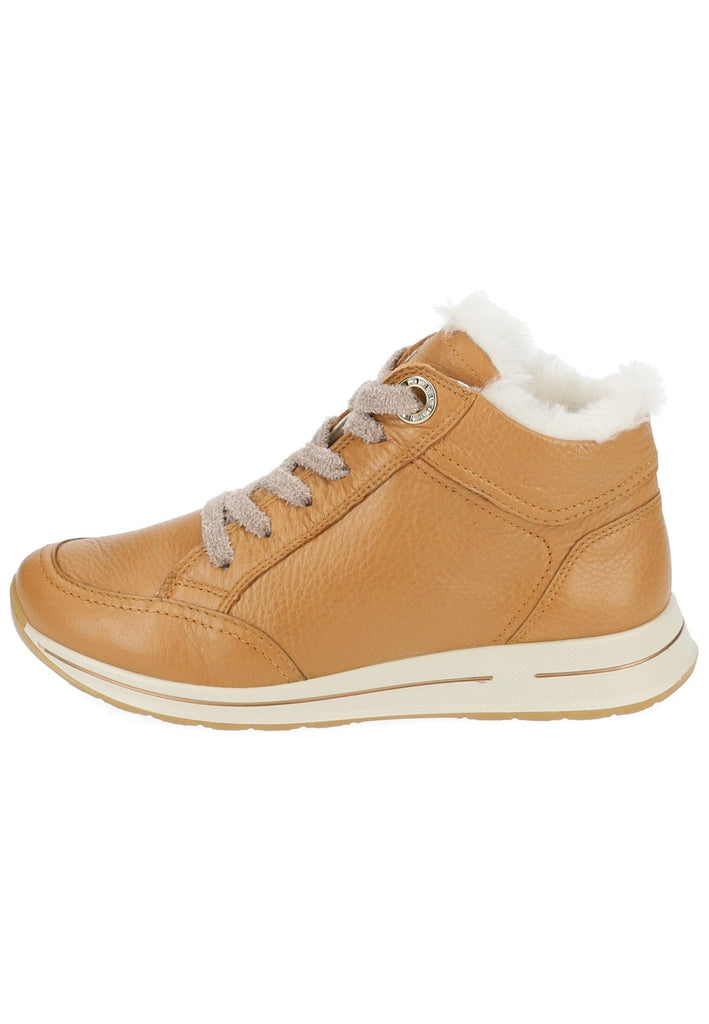 ara Stiefelette Leder Caramel Warmfutter