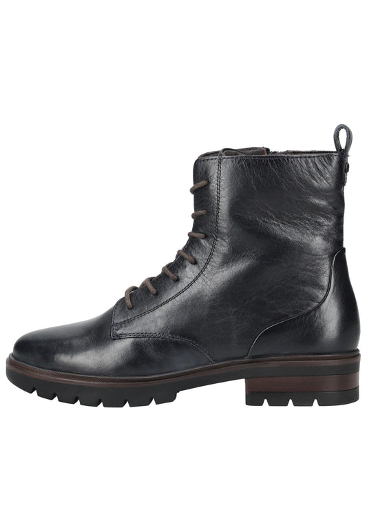 ara Stiefelette Leder Dunkelblau