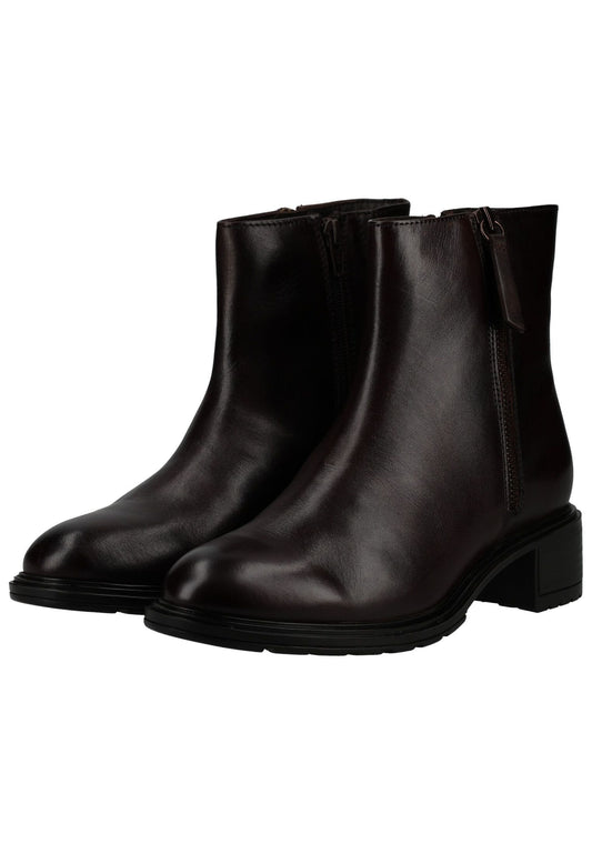 ara Stiefelette Leder Dunkelbraun