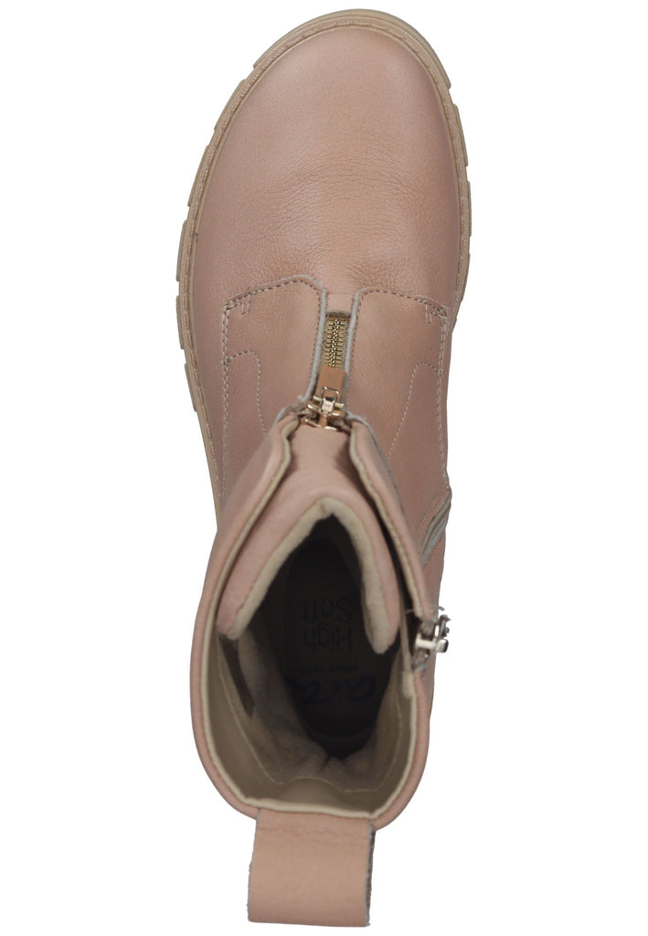 ara Stiefelette Leder Nude