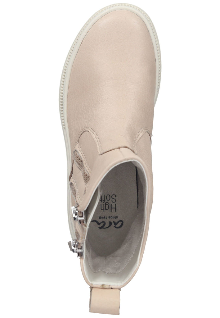 ara Stiefelette Leder Nude
