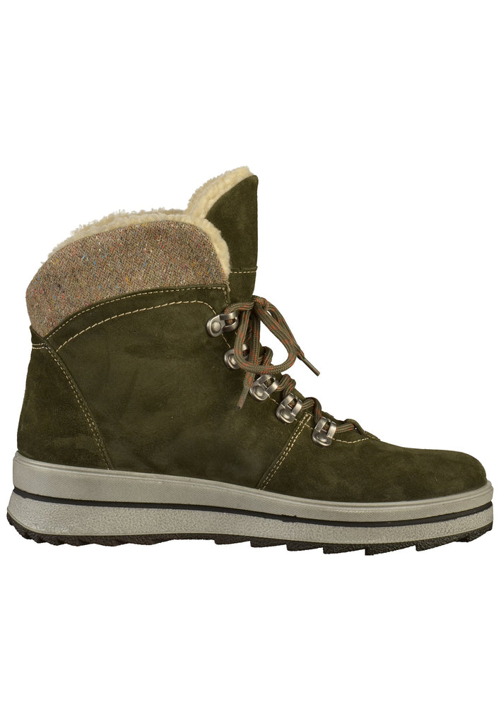 ara Stiefelette Leder Oliv