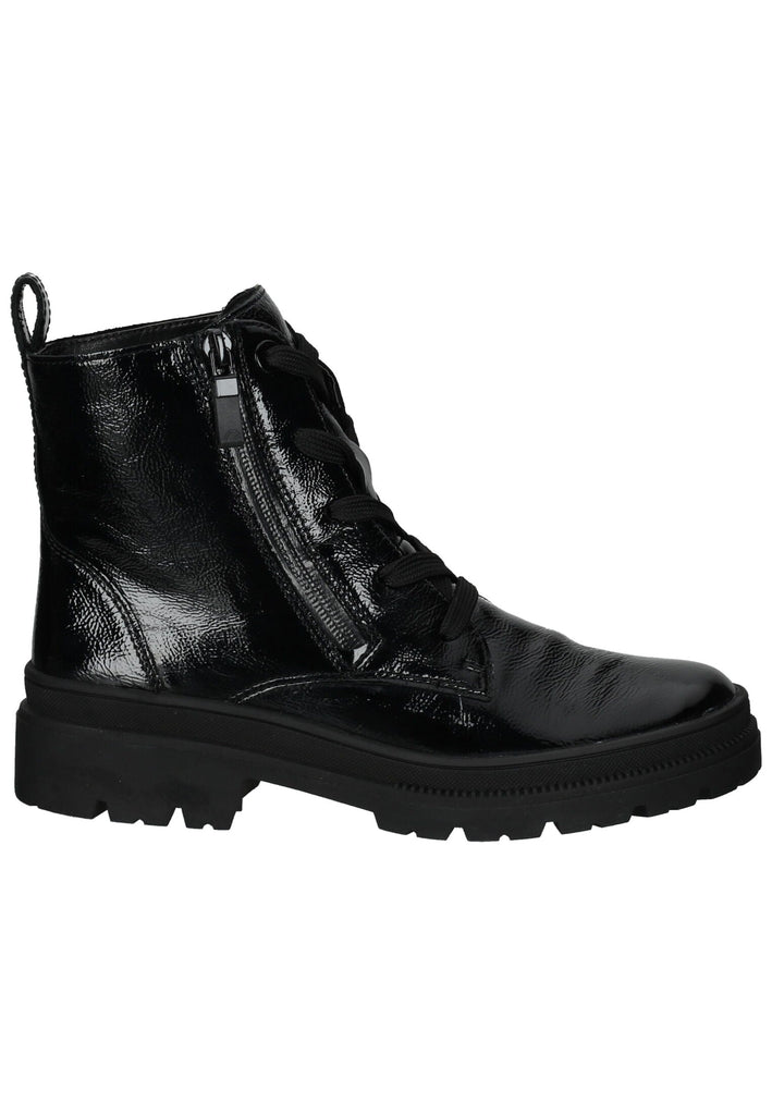 ara Stiefelette Leder Schwarz