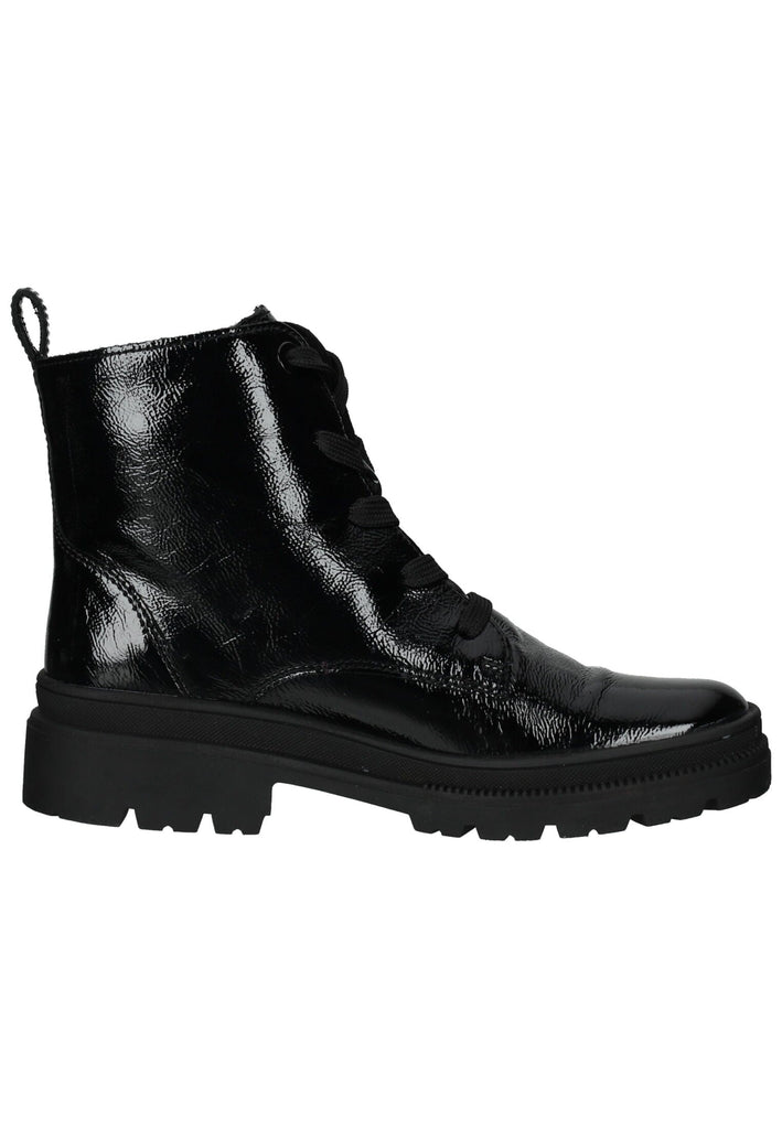 ara Stiefelette Leder Schwarz
