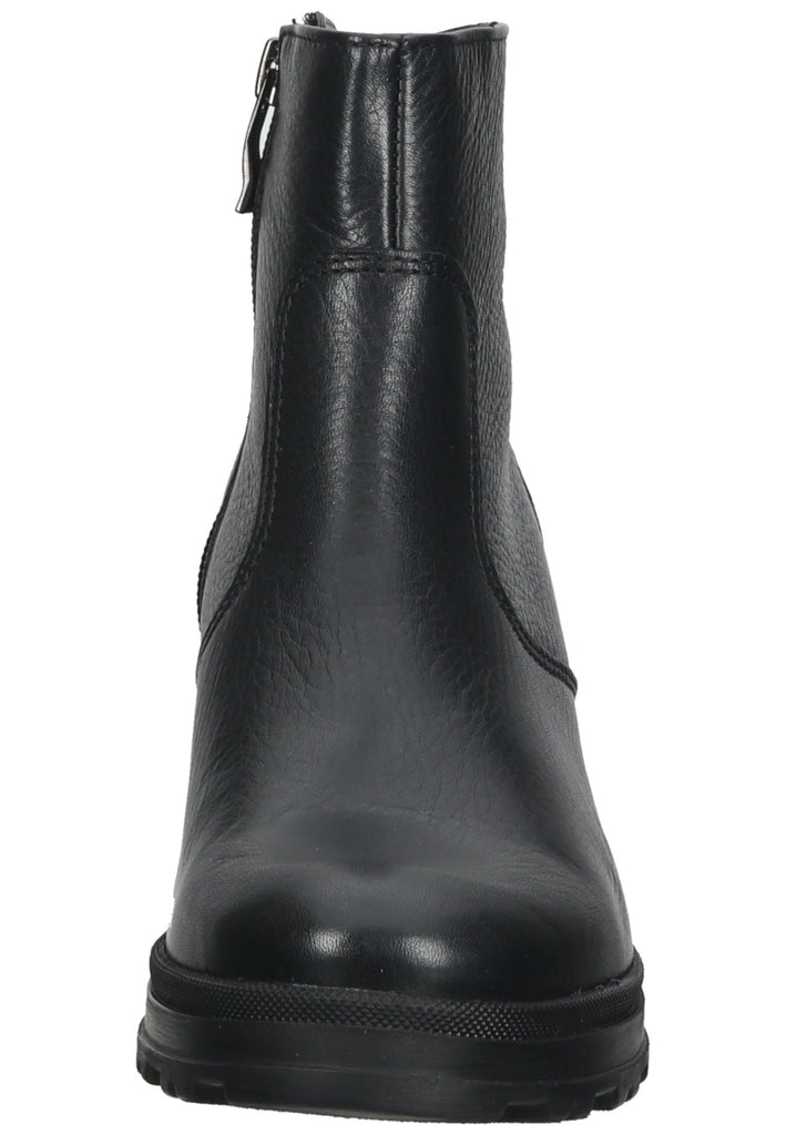 ara Stiefelette Leder Schwarz