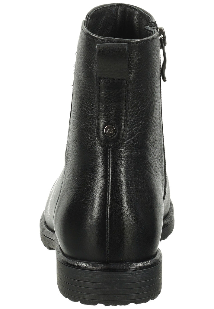 ara Stiefelette Leder Schwarz