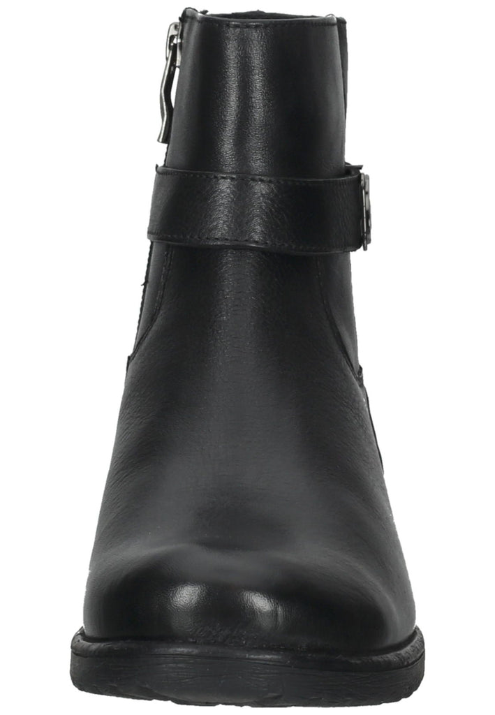 ara Stiefelette Leder Schwarz