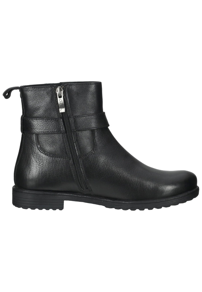 ara Stiefelette Leder Schwarz