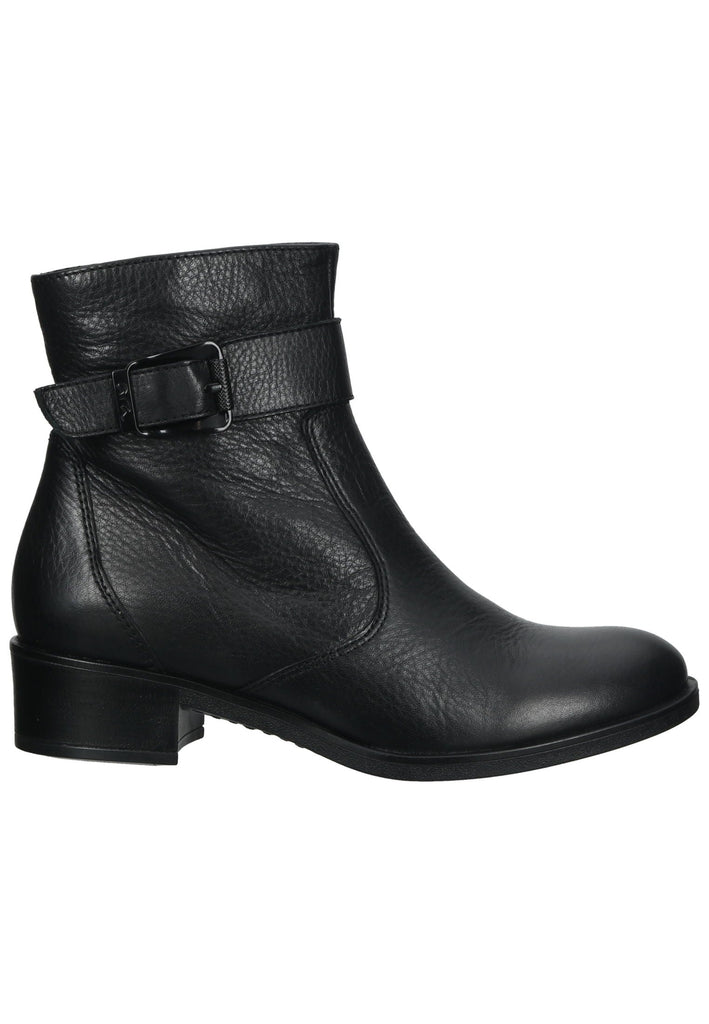 ara Stiefelette Leder Schwarz