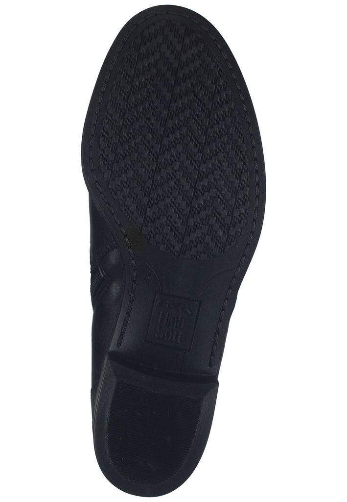 ara Stiefelette Leder Schwarz