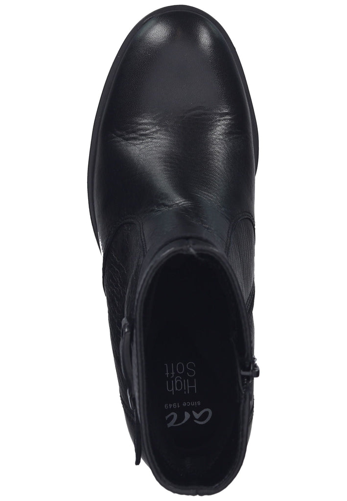 ara Stiefelette Leder Schwarz