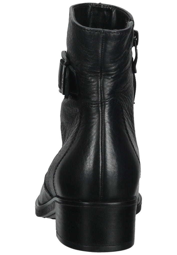 ara Stiefelette Leder Schwarz