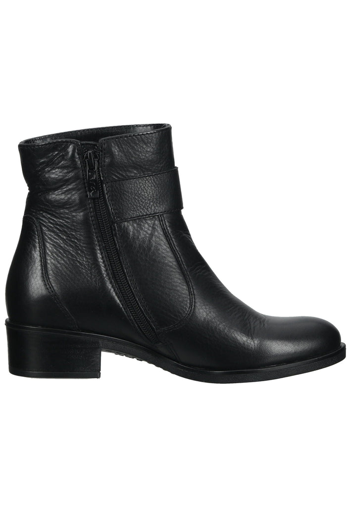 ara Stiefelette Leder Schwarz