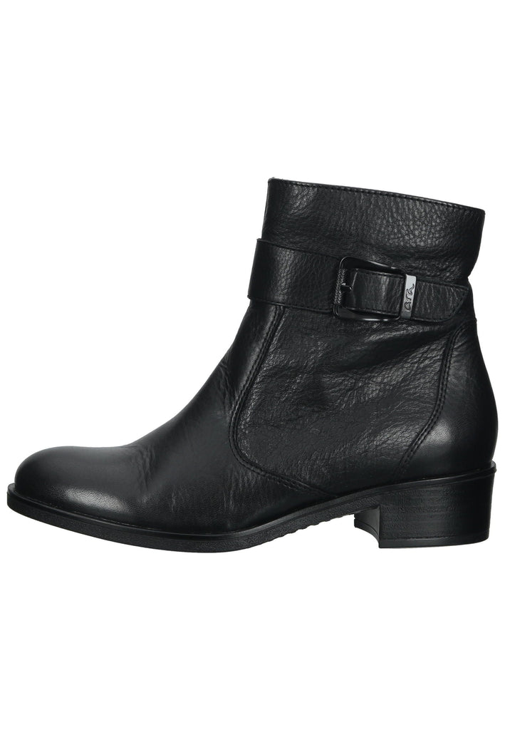 ara Stiefelette Leder Schwarz
