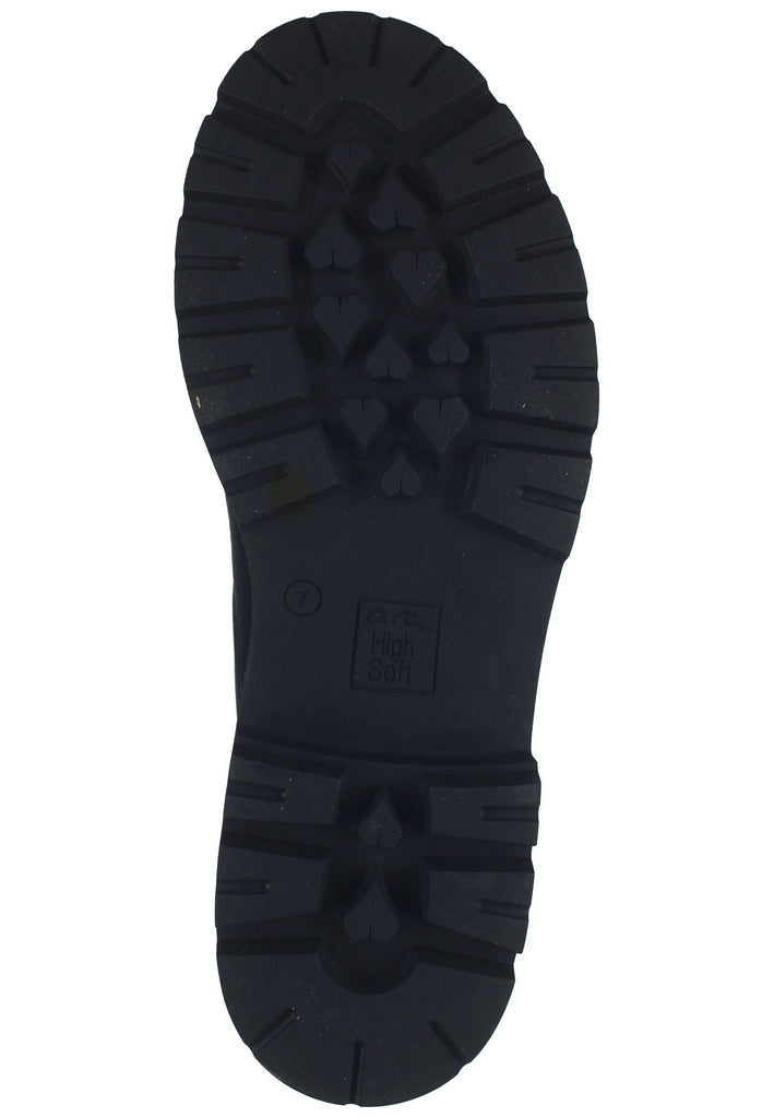 ara Stiefelette Leder Schwarz