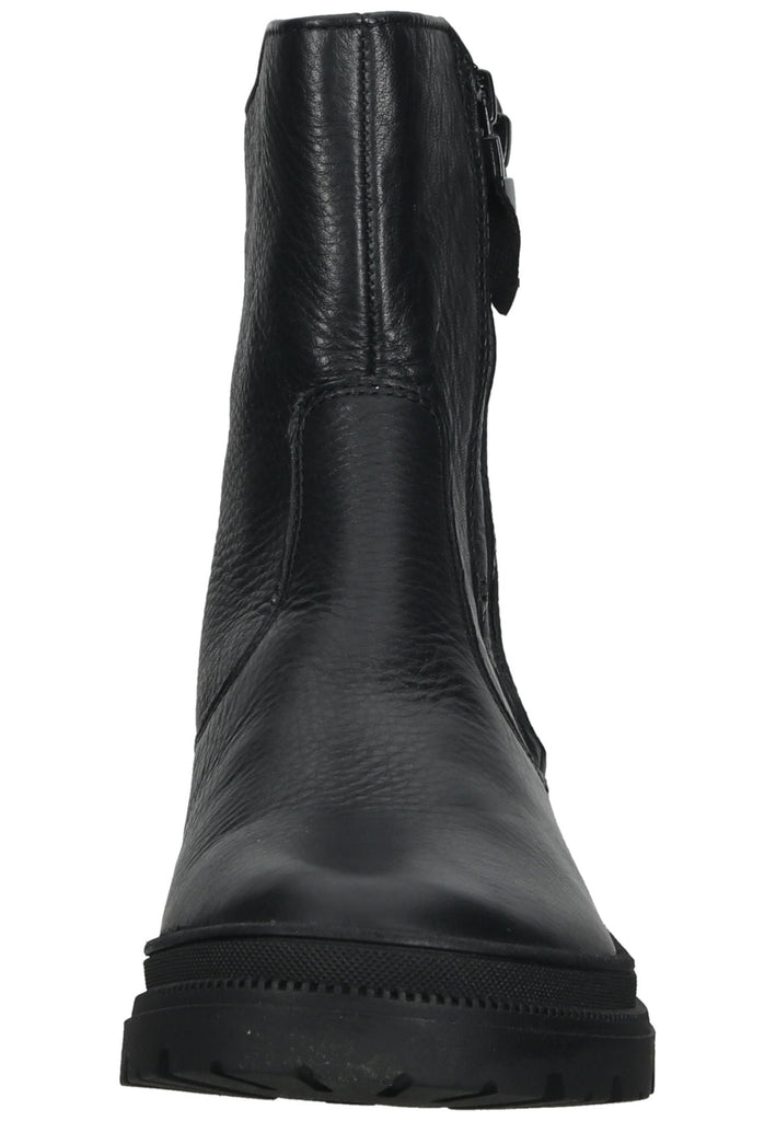 ara Stiefelette Leder Schwarz