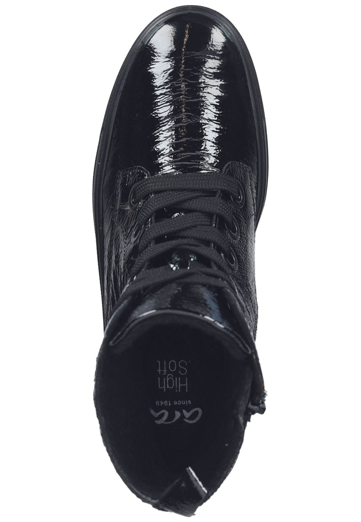 ara Stiefelette Leder Schwarz