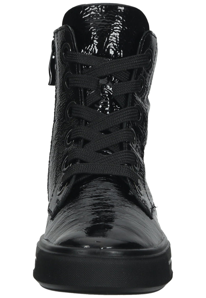 ara Stiefelette Leder Schwarz