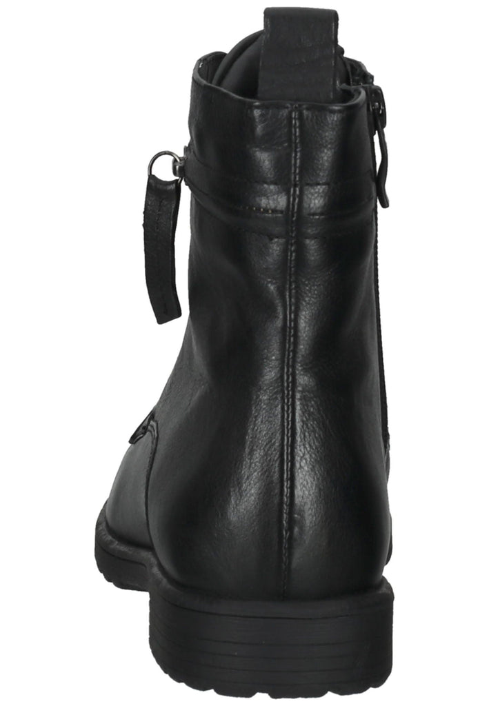 ara Stiefelette Leder Schwarz