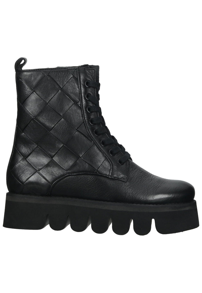 ara Stiefelette Leder Schwarz