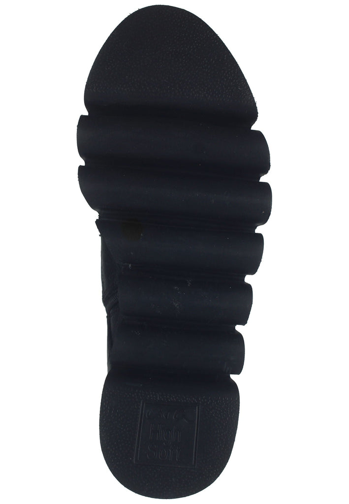 ara Stiefelette Leder Schwarz