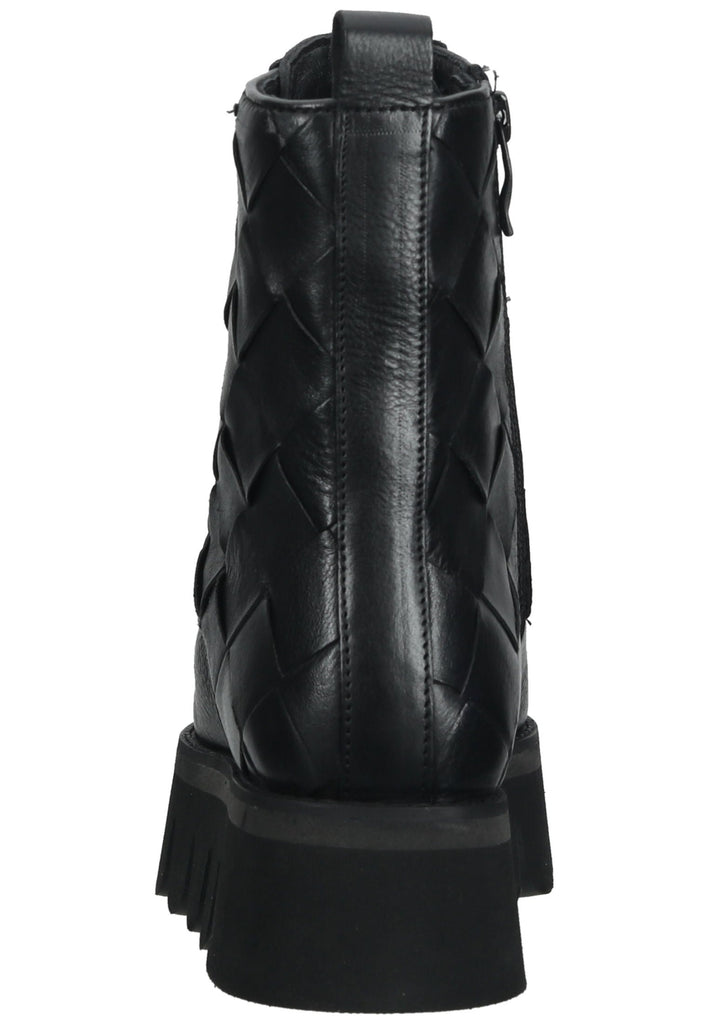 ara Stiefelette Leder Schwarz