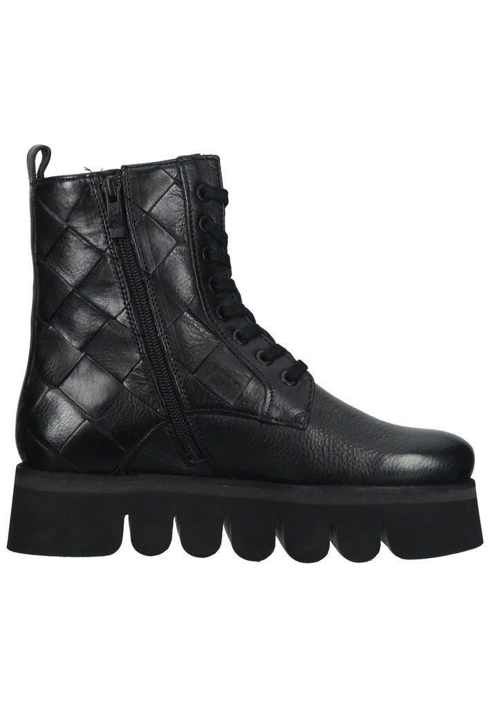 ara Stiefelette Leder Schwarz