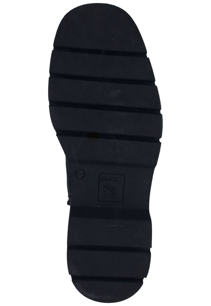 ara Stiefelette Leder Schwarz