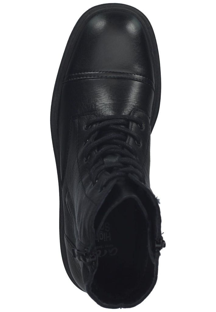 ara Stiefelette Leder Schwarz