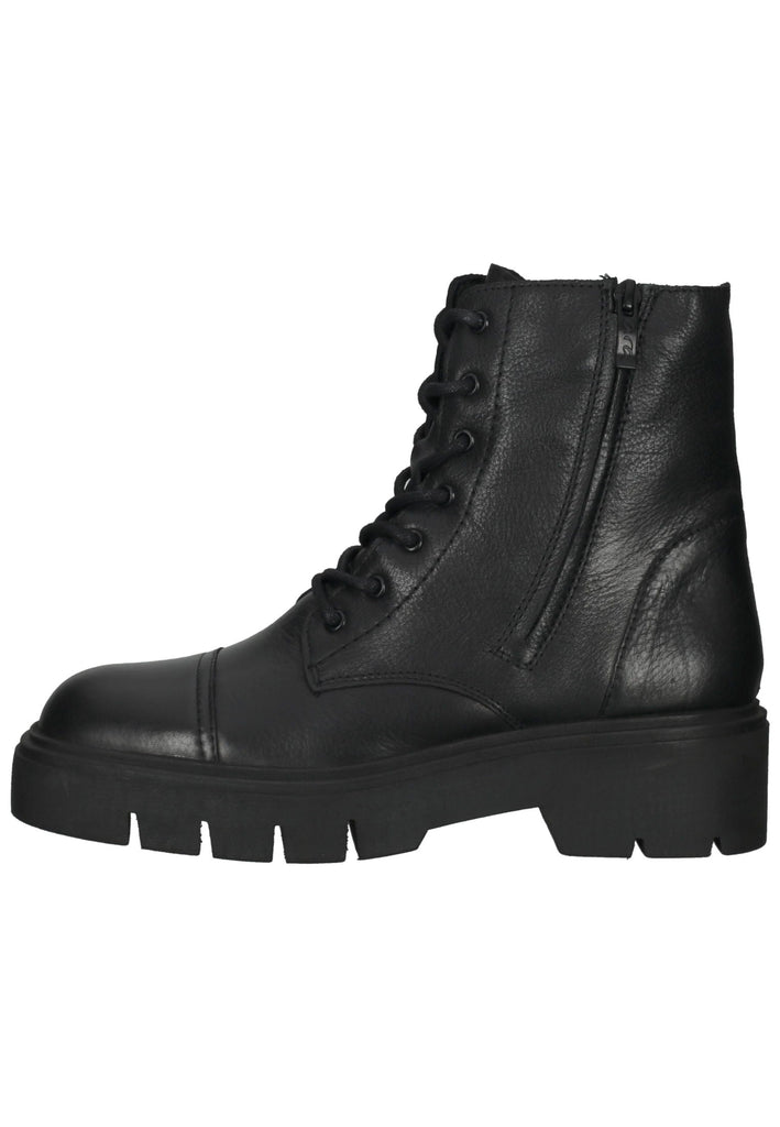 ara Stiefelette Leder Schwarz