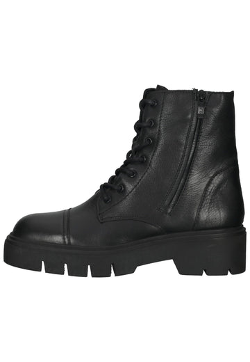 ara Stiefelette Leder Schwarz