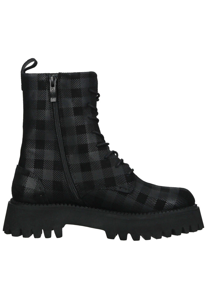ara Stiefelette Leder Schwarz