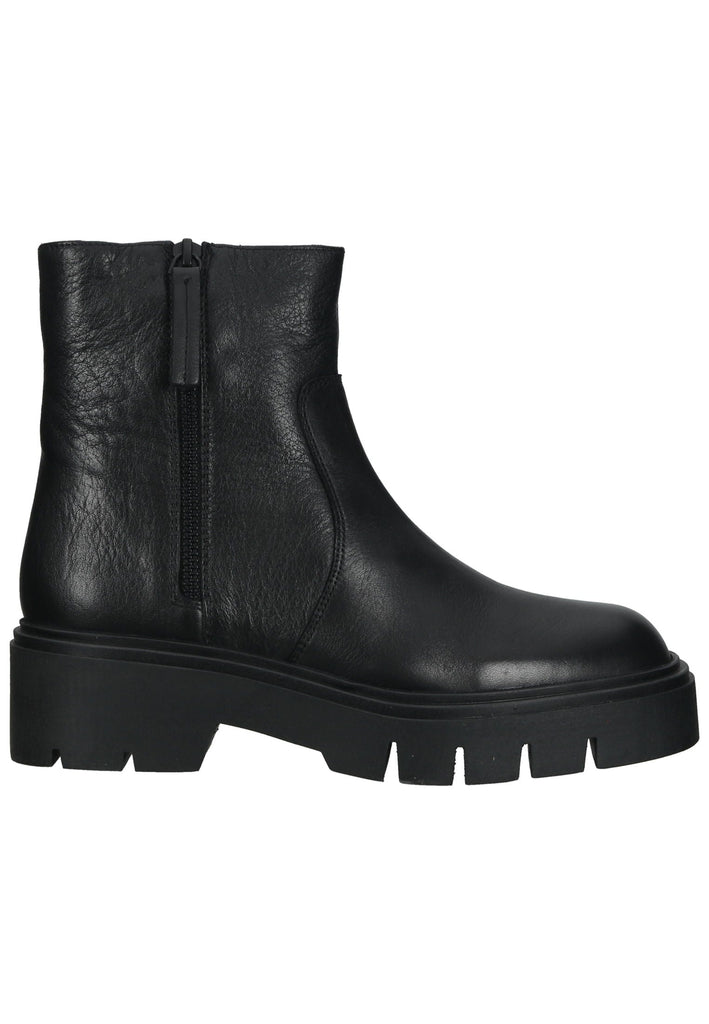ara Stiefelette Leder Schwarz