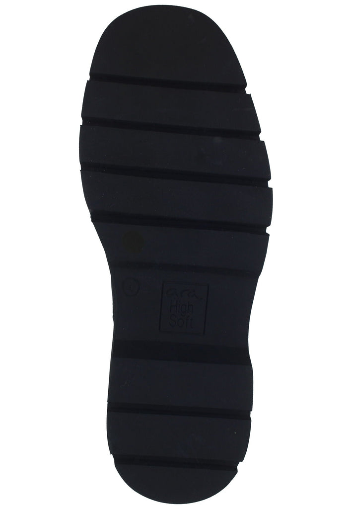 ara Stiefelette Leder Schwarz