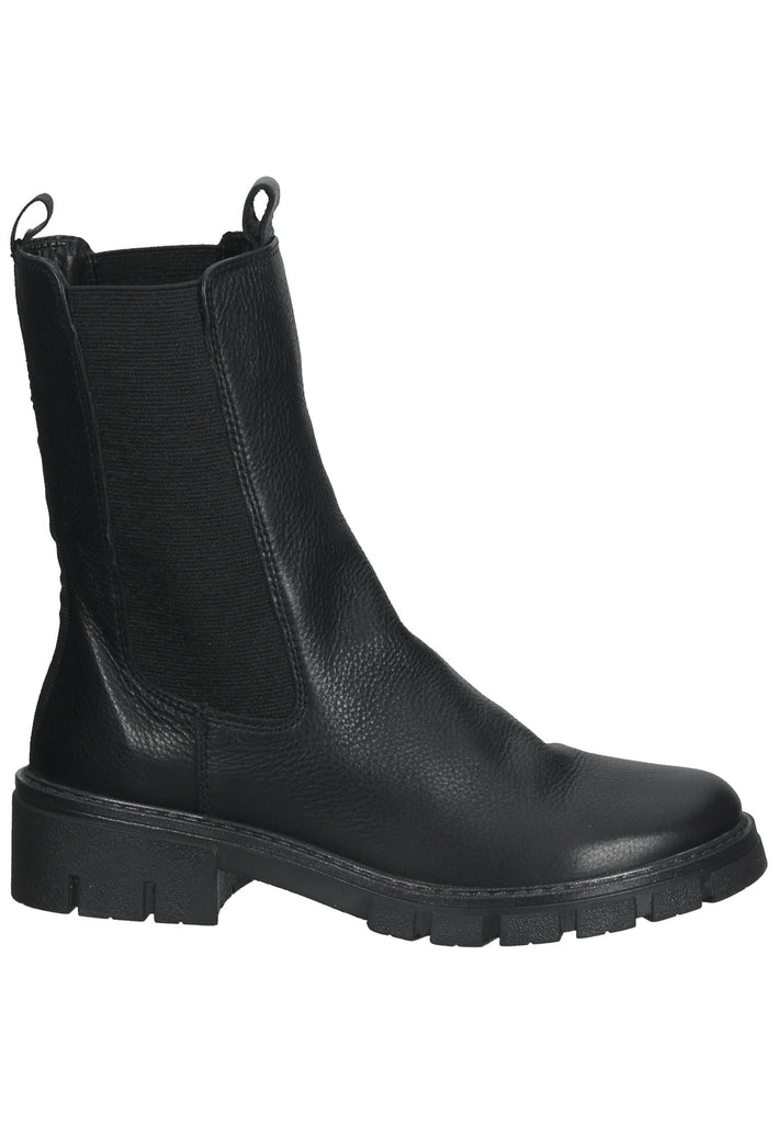 ara Stiefelette Leder Schwarz