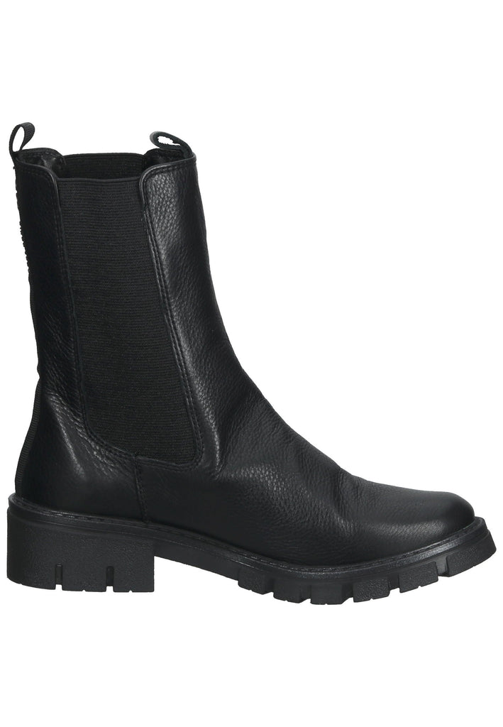 ara Stiefelette Leder Schwarz