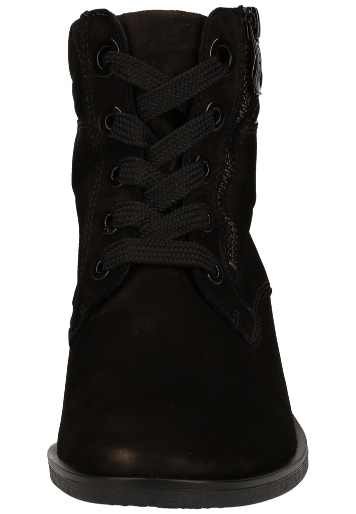 ara Stiefelette Leder Schwarz