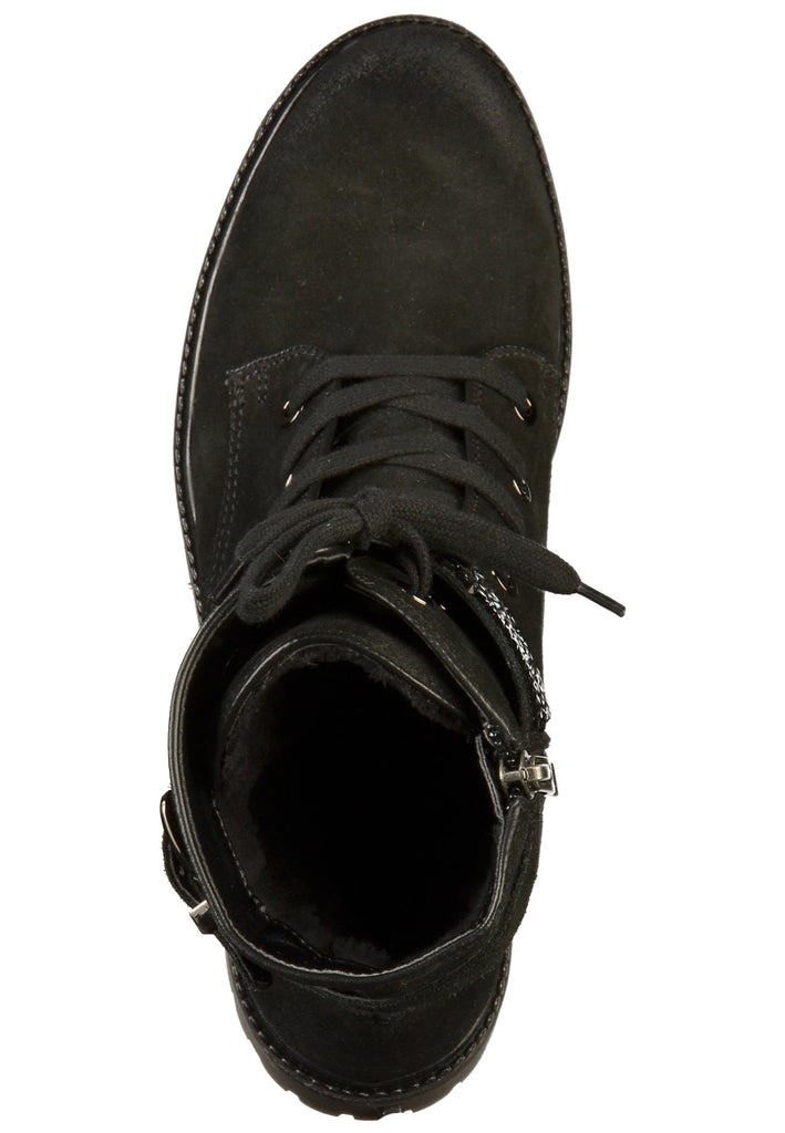 ara Stiefelette Leder Schwarz