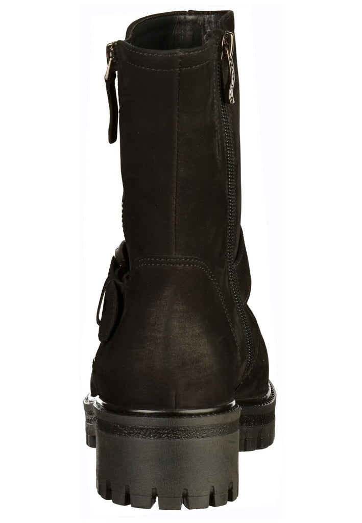 ara Stiefelette Leder Schwarz