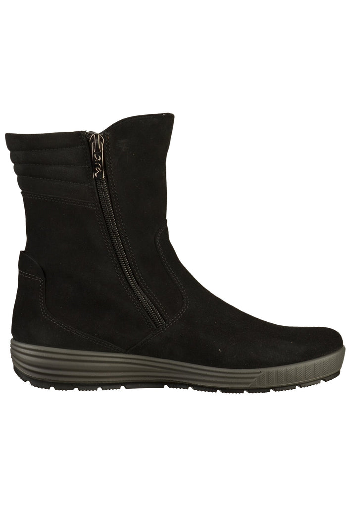 ara Stiefelette Leder Schwarz
