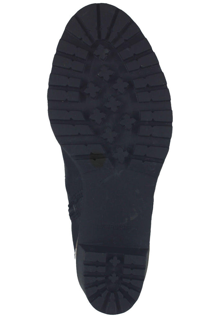 ara Stiefelette Leder Schwarz/Gold