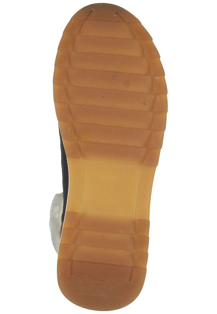 ara Stiefelette Leder Schwarz Lack Warmfutter