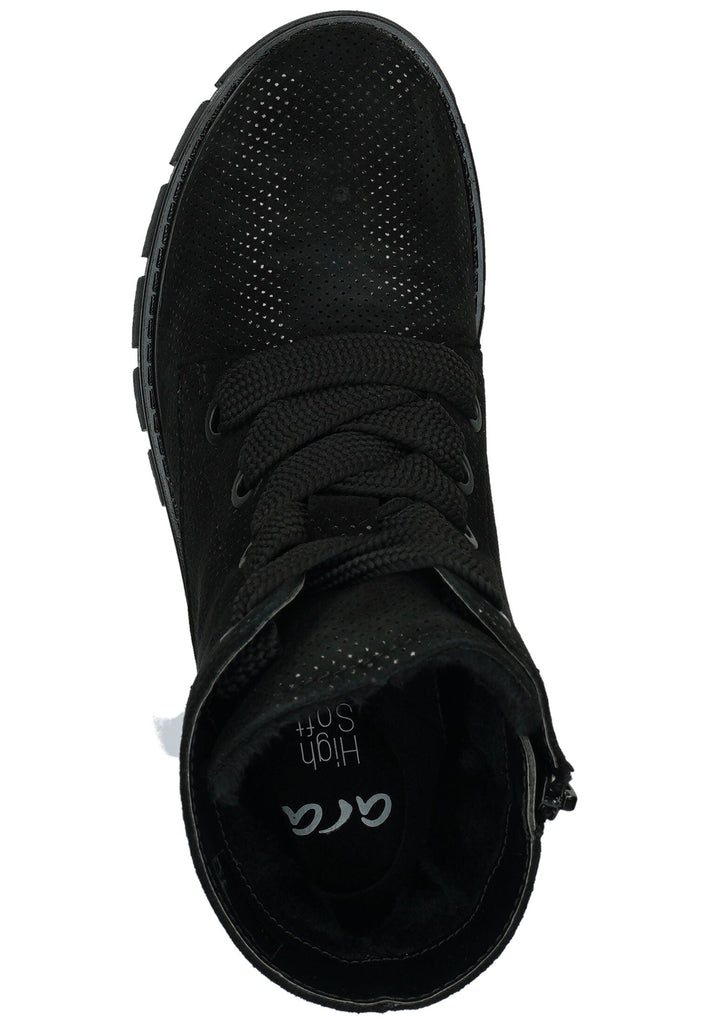 ara Stiefelette Leder Schwarz Warmfutter